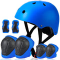 Besttravel Kids Helmet and Pads Set, Toddler Adjustable Toddler Bike Helmet Age 5 and Older Boys Girls Multi-Sports Safety (Blue