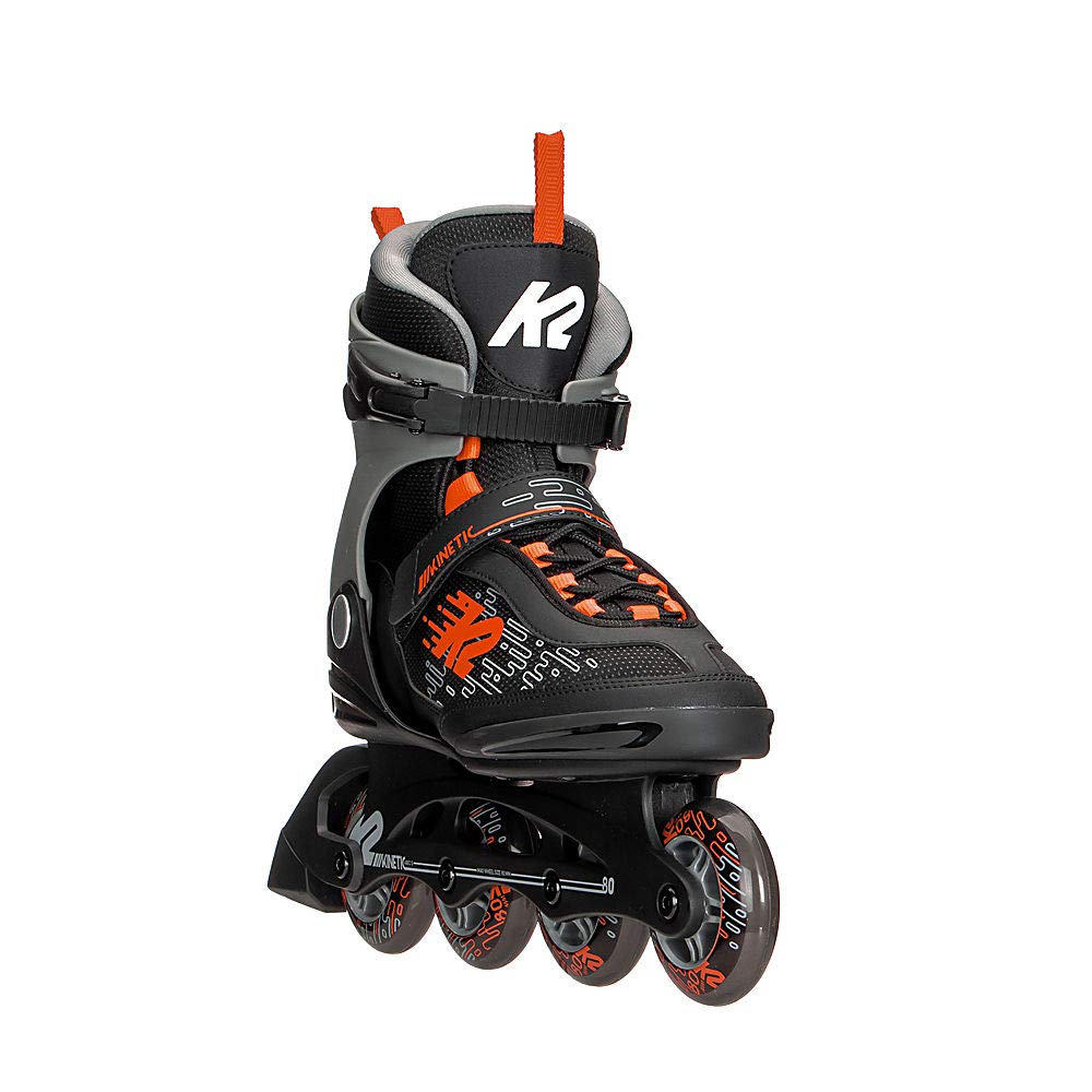 K2 Skate Men'S Kinetic 80 Inline Skate , Black_Red, 6