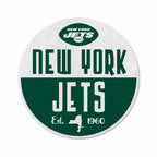 Rico Industries Nfl New York Jets Classic Shape Cut Pennant - Home And Living Room D  Cor - Soft Felt Ez To Hang , 18X0.10X18