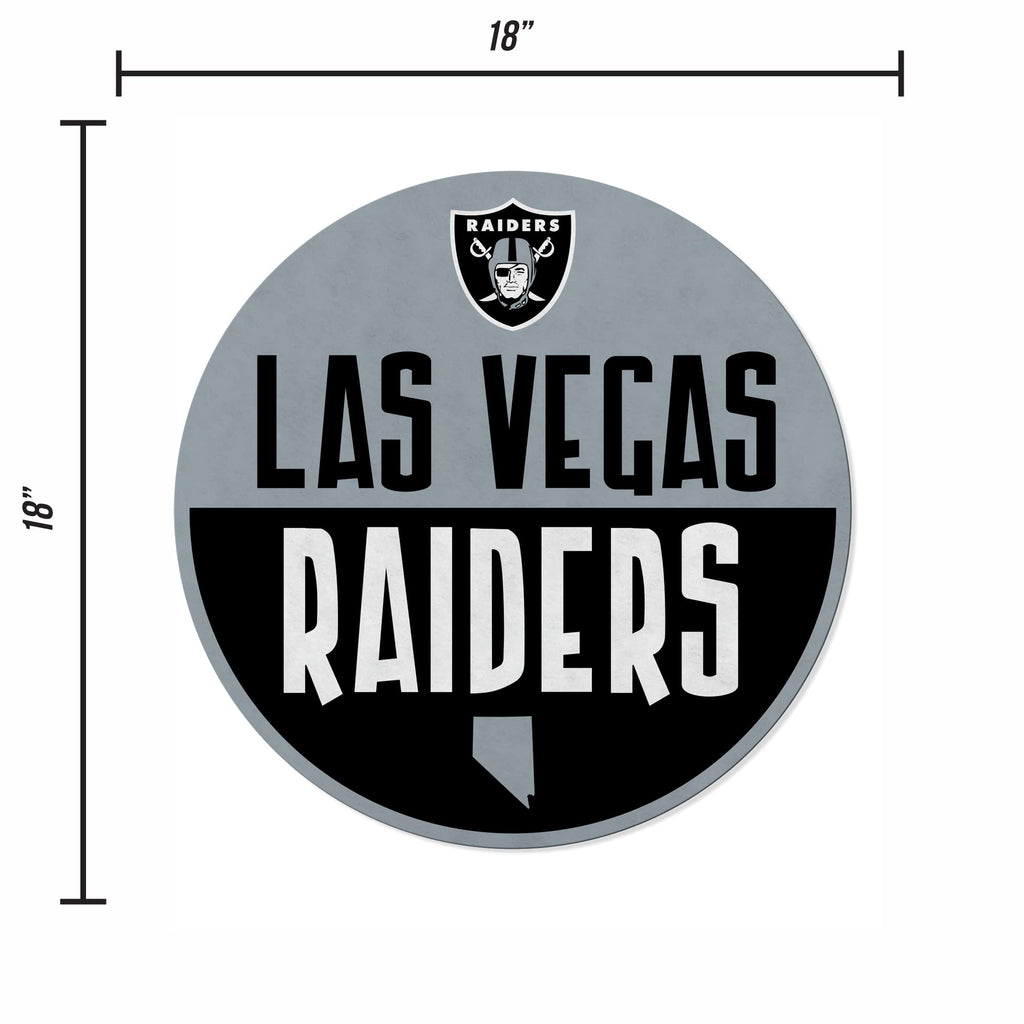 Rico Industries Nfl Football Las Vegas Raiders Classic Shape Cut Pennant - Home And Living Room D  Cor - Soft Felt Ez To Hang