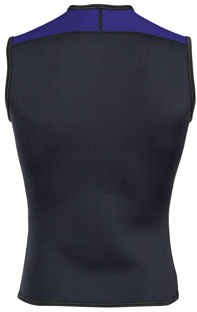 Neo Sport Mens And Womens Front Zipper Wetsuit Vest - 2.5Mm -4-Way Stretch Neoprene - 50+ Uv Shield (S125Mf-45-S)