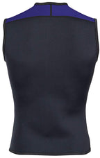 Neo Sport Mens And Womens Front Zipper Wetsuit Vest - 2.5Mm -4-Way Stretch Neoprene - 50+ Uv Shield (S125Mf-45-S)
