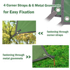 Ayamaya Tent Footprint, Pu 3000 Waterproof Tent Ground Cloth 8Ft X 7Ft Medium Size For 3-4 Person Family Camping Tents Ground Sh