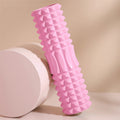 ZALHIN Posture Pole Yoga Foam Roller Gym Fitness Column Muscle Massage Yoga Stick Body Massage Relaxation (Color : Pink)