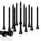Mykuja Black Bamboo Golf Tee 3-1/4 Inch Pack Of 100|Black Golf Tees|3-1/4 Black Golf Bamboo Tees|Black Golf Tees Bulk