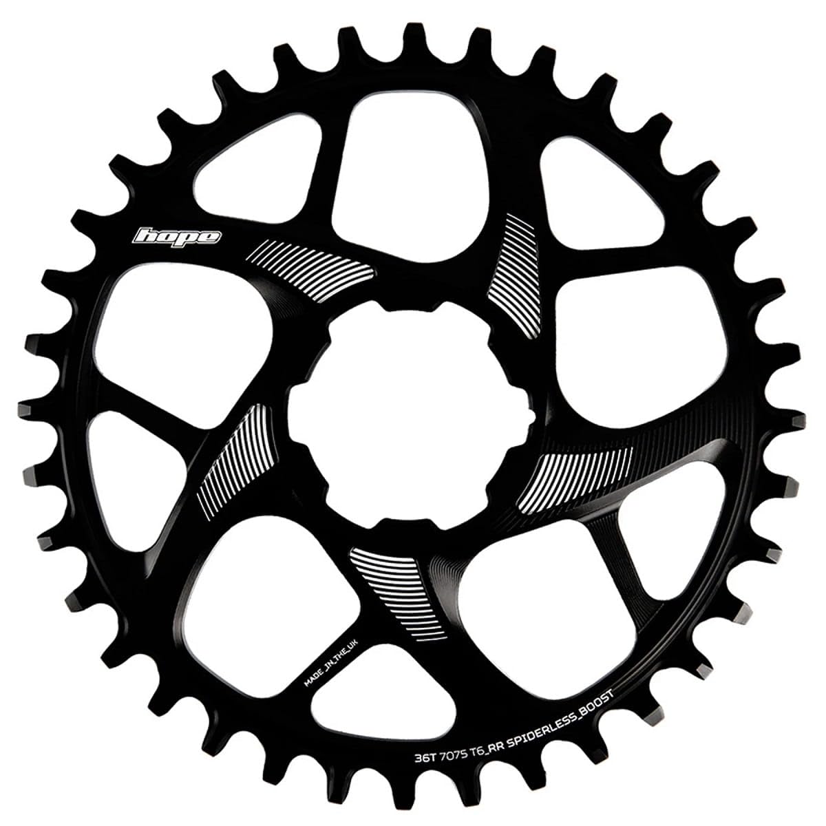 Hope SPIDERLESS Retainer Ring 32T Black Boost Direct Mount