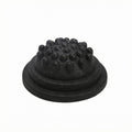 APIRILY Compact Foam Massage Ball 9.8 Cm Textured Massage Ball Round Base Black, Round Bump Black | Foam Rollers | Fitness Equip