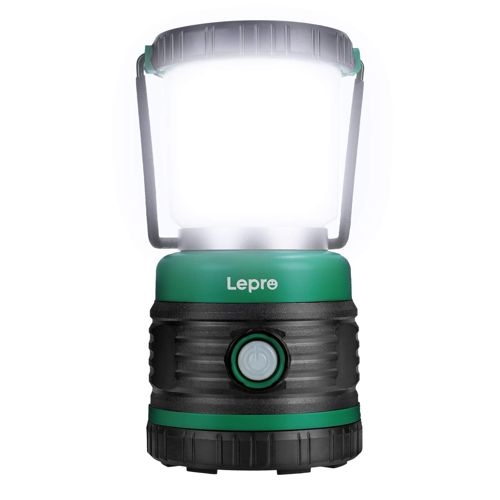 Lepro Lantern Camping Lantern, Battery Powered LED with 1500LM, 4 Light Modes, Waterproof Tent Light, Lantern Flashlight for Hur