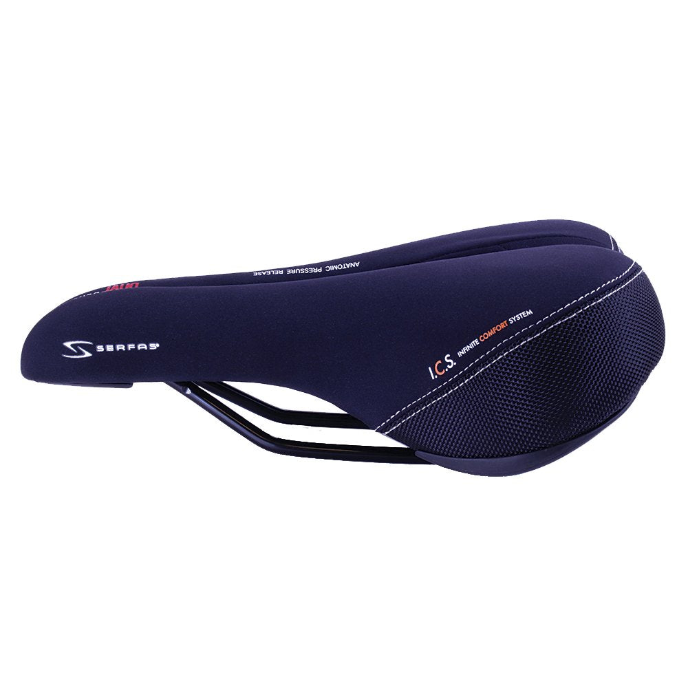 Serfas Dual Density Men'S Bicycle Saddle With Cutout