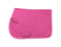Tough 1 Equiroyal Square Quilted Cotton Comfort English Saddle Pad, Pink