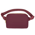 Vorolo Fanny Pack Christmas Gift For Women And Men Crossbody Bag Belt Bag Bum Bag With Adjustable Strap For Sportswine Red