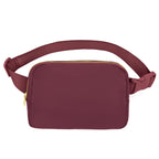 Vorolo Fanny Pack Christmas Gift For Women And Men Crossbody Bag Belt Bag Bum Bag With Adjustable Strap For Sportswine Red