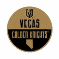 Rico Industries Nhl Vegas Golden Knights Classic Shape Cut Pennant - Home And Living Room D  Cor - Soft Felt Ez To Hang 18X0.10X