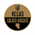 Rico Industries Nhl Vegas Golden Knights Classic Shape Cut Pennant - Home And Living Room D  Cor - Soft Felt Ez To Hang 18X0.10X
