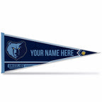 Rico Industries Nba Basketball Memphis Grizzlies Personalized - Custom 12'' X 30'' Soft Felt Pennant - Ez To Hang