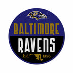 Rico Industries Nfl Football Baltimore Ravens Classic Shape Cut Pennant - Home And Living Room D  Cor - Soft Felt Ez To Hang
