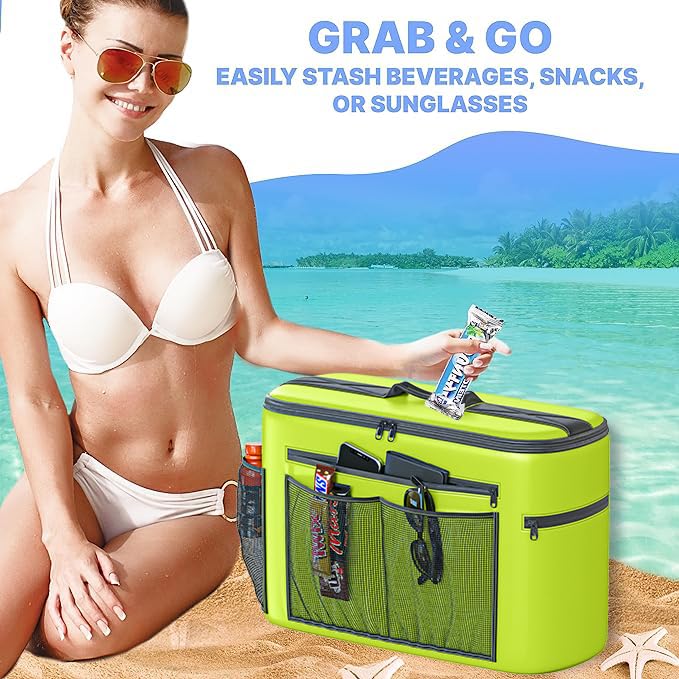 Skywin Kayak Cooler Behind Seat - Waterproof Kayak Seat Back Cooler For Kayaks - Compatible With Lawn-Chair Style Seats, Kayak A