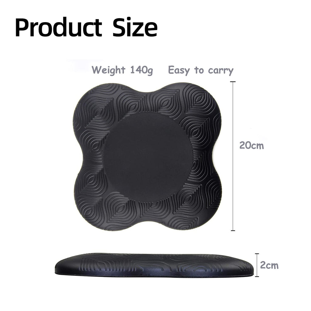 Zealtop Yoga Knee Pad Cushion Extra Thick For Knees Elbows Wrist Hands Head Foam Yoga Pilates Work Out Kneeling Pad(Light Blue)