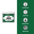 Rapid Curea Screen Printing Ink Green (Gallon - 128Oz) - Plastisol Ink For Screen Printing Fabric - Low Temperature Curing Plast