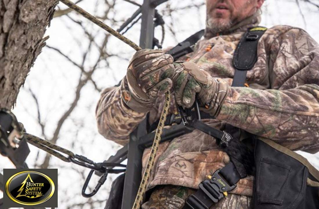 Hunter Safety System Rope-Style Tree Strap For Tree-Stand Hunting And Climbing, Single
