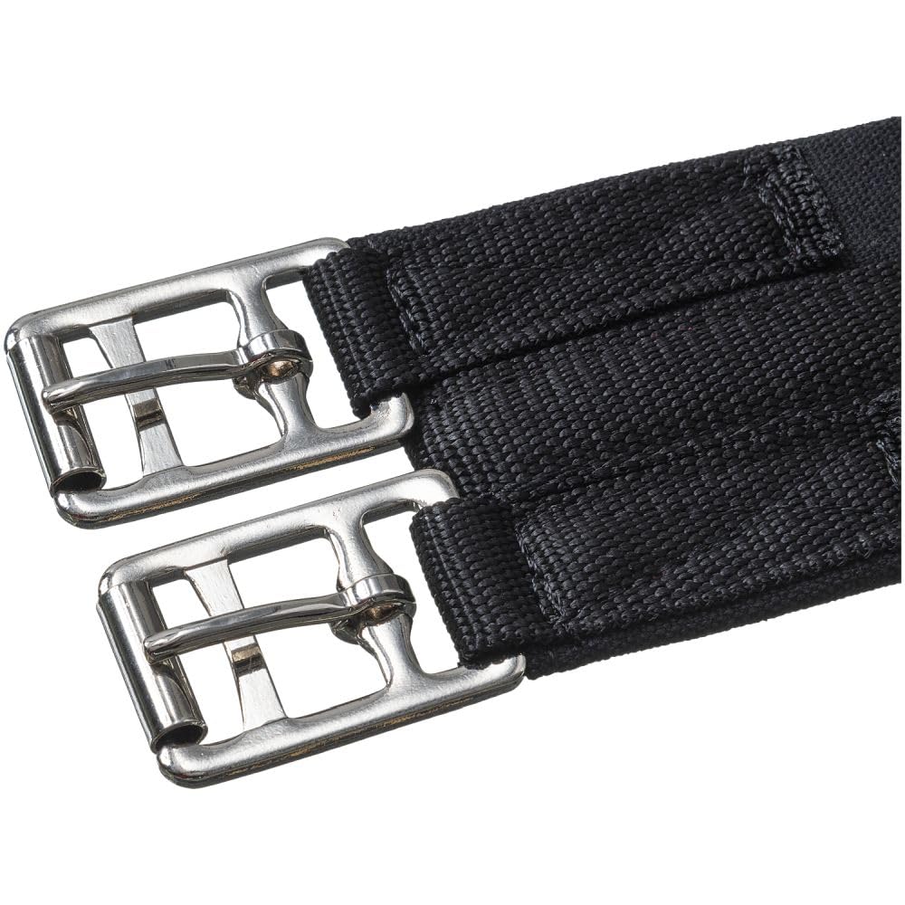 Tough 1 Padded Cotton English Girth, Black, 48-Inch