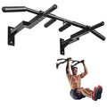 Yes4All Multi-Grip Wall Mount Pull-Up Bar, 16 Inches & 24 Inches Reversible Stud and Wall Compatibility Mounted Pull Up Bar Desi