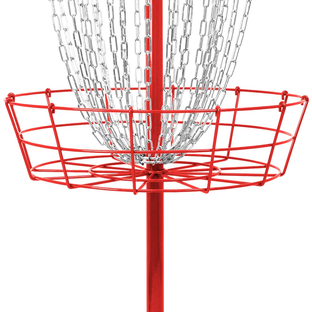 Remix Deluxe Practice Basket For Disc Golf - Red