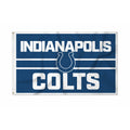 Rico Industries NFL Football Indianapolis Colts Bold 3' x 5' Banner Flag Single Sided - Indoor or Outdoor - Home D  cor