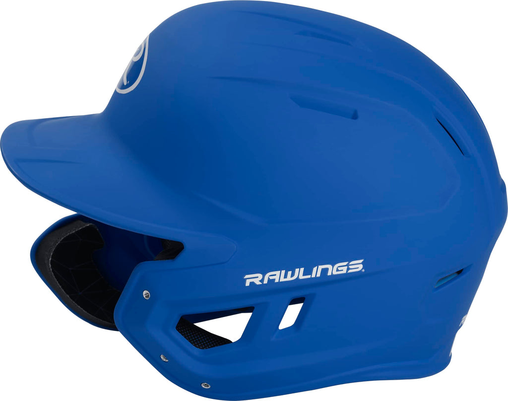 Rawlings Mach 1-Tone Right Batting Helmet W/ Adjustable Face Guard Left Handed Adjustable, Sr, Royal