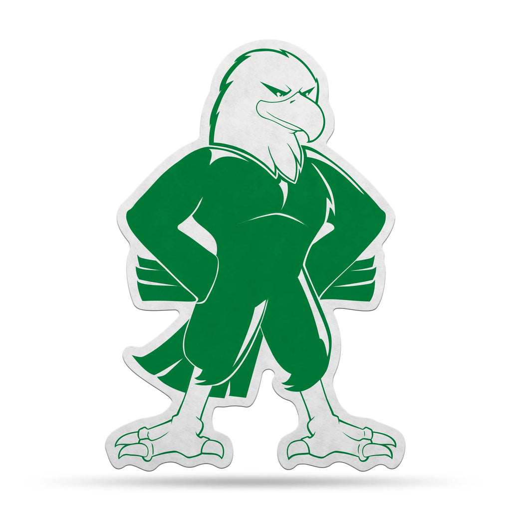 Rico Industries Ncaa North Texas Mean Green Mascot Shape Cut Pennant - Home And Living Room D  Cor - Soft Felt Ez To Hang, 18X0.