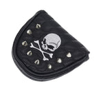 Histar Black Skull Mallet Putter Cover Headcover For Scotty Cameron Odyssey