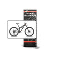 Bike Shield Cable Shield Frame Protection, Matt Finish