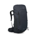 Osprey Kestrel LT 65L Mens Backpacking Backpack - Lightweight Hiking & Camping Bag with Waterproof Raincover, Black