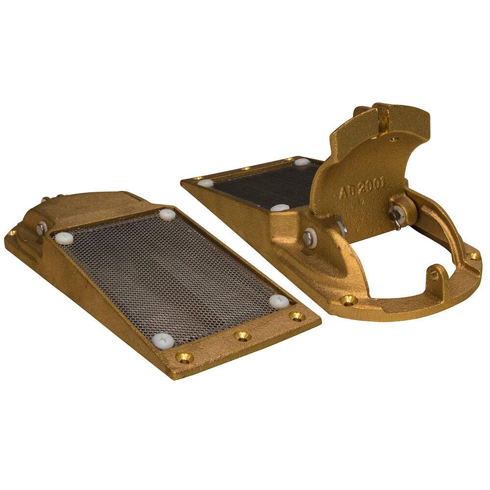 Groco Perforated Hull Strainer W/Access Door 3'' Max Thru-Hull