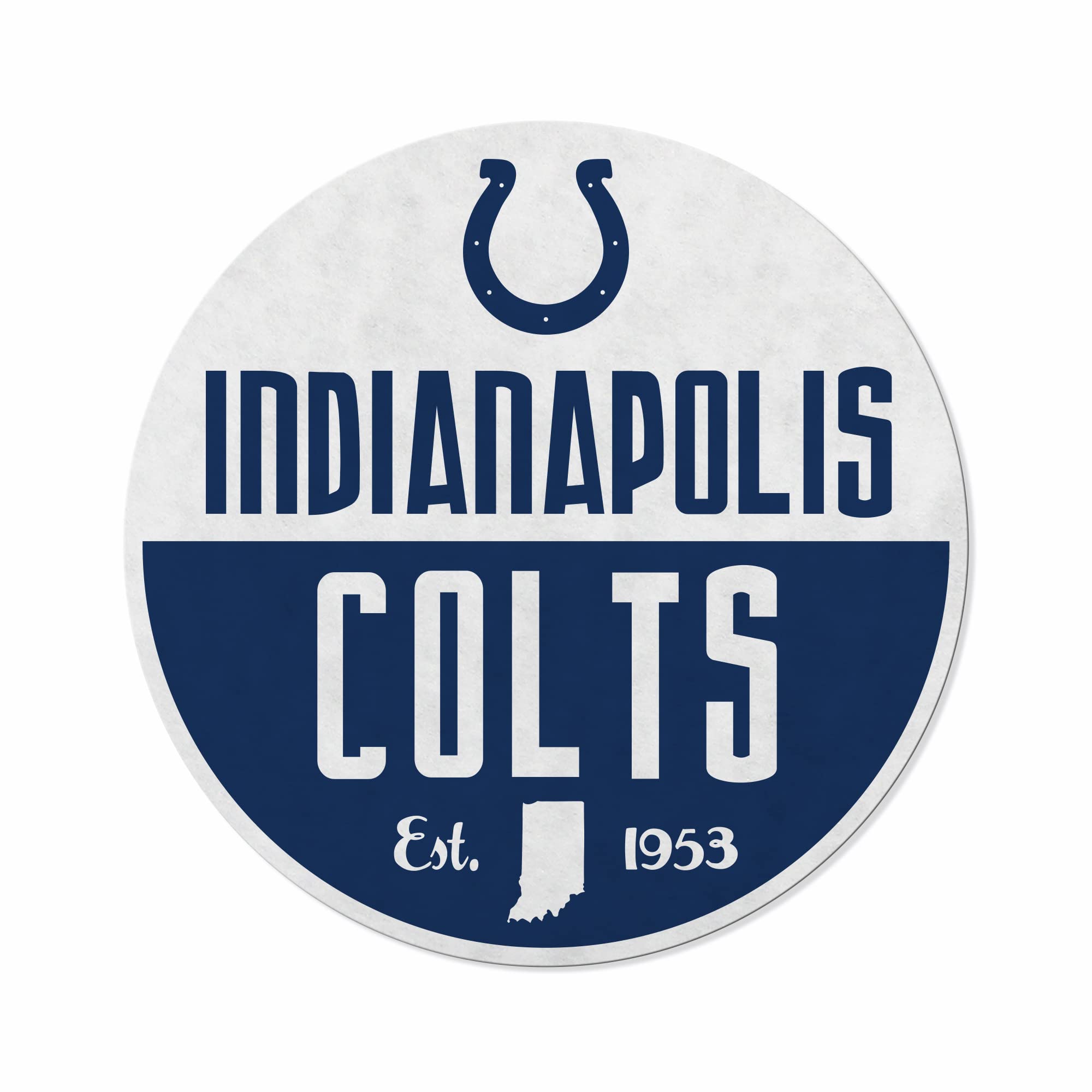 Rico Industries Nfl Football Indianapolis Colts Classic Shape Cut Pennant - Home And Living Room D  Cor - Soft Felt Ez To Hang
