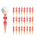 Golf Tees, Golf Accessories For Men, 3'' Funny Golf Tees, Golf Sexy Girl Lady Tees Fun Holder Home Golf Training (Purple-24P)