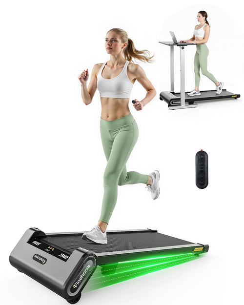 13% 6-Level Walking Pad With Auto Incline - Akluer Under Desk Treadmill For Home Office, 330Lbs Capacity Compact Treadmill With