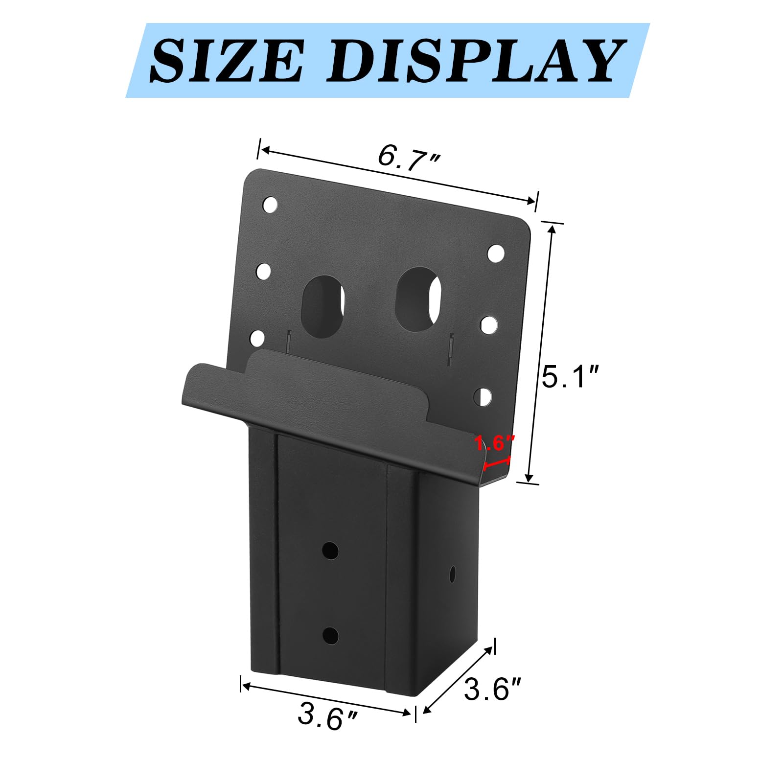 4 Pcs Outdoor 4X4 Compound Angle Brackets,Deer Stand Brackets For Deer Stand, Hunting Blinds And Tree Houses