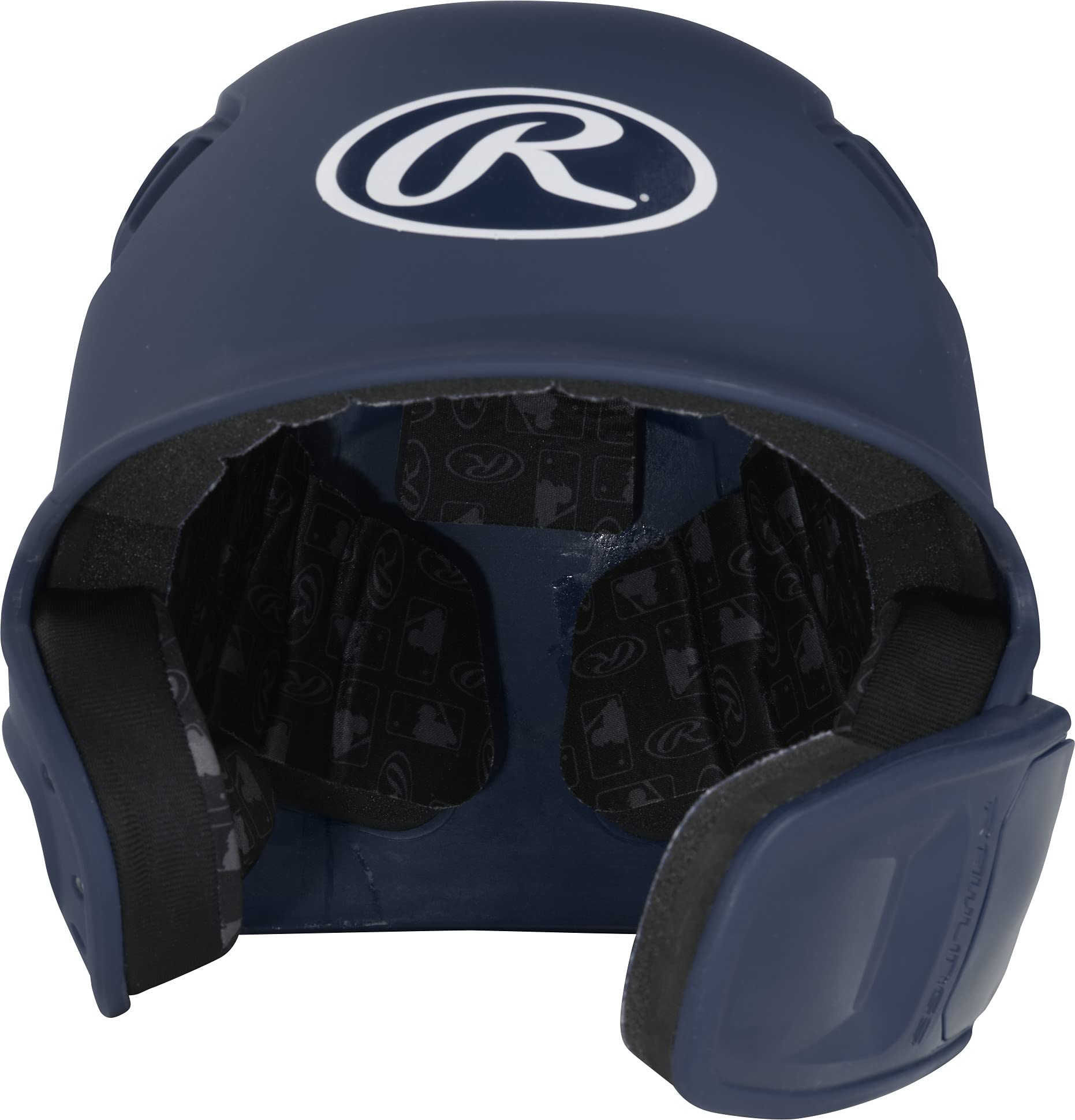 Rawlings | R16 Reversible Ext | Matte Batting Helmet | Reversible Face Guard | Junior | Matte Navy