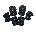 Fantasycart'S Kid'S Roller Blading Wrist Elbow Knee Pads Blades Guard 6 Pcs Set In Black