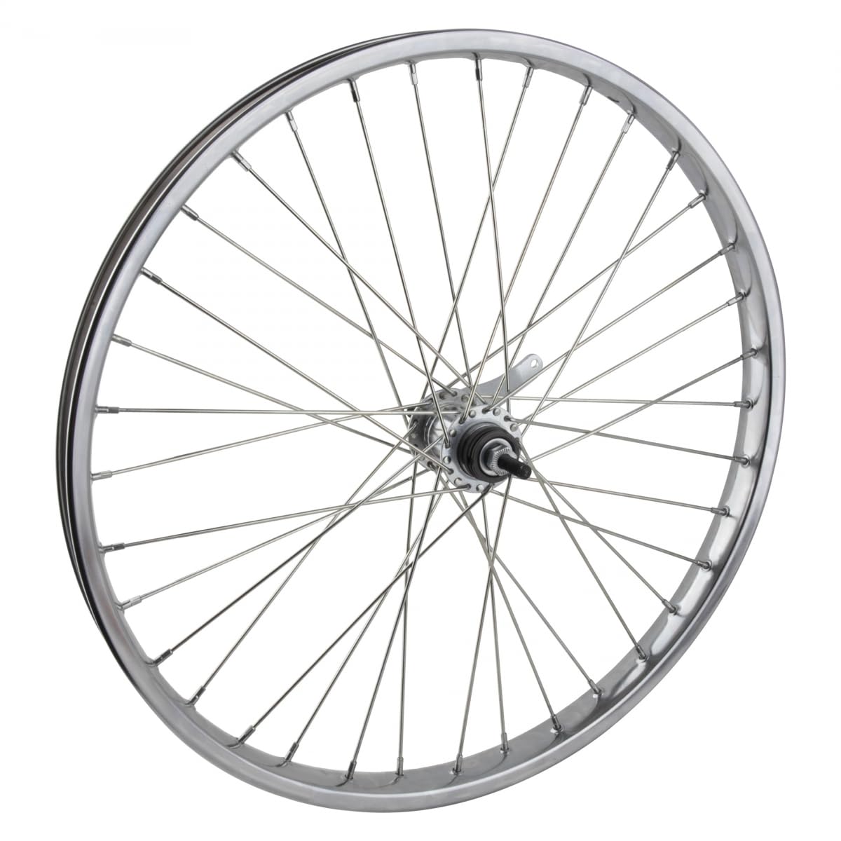 Wheel Master Rear Bicycle Wheel 24 X 2.125 36H, Coaster, Bolt On, Silver