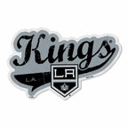 Rico Industries Nhl Los Angeles Kings Distressed Shape Cut Pennant - Home And Living Room D  Cor - Soft Felt Ez To Hang