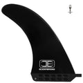 OCEANBROAD 8 Surf SUP Fin 8 Inch No-Tool Fin Screw Single Center Fin for Surfboard Longboard Paddleboard