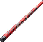 Viper By Gld Products Underground 58'' 2-Piece Billiard/Pool Cue, Dragon, 19 Ounce,Red,50-0659-19