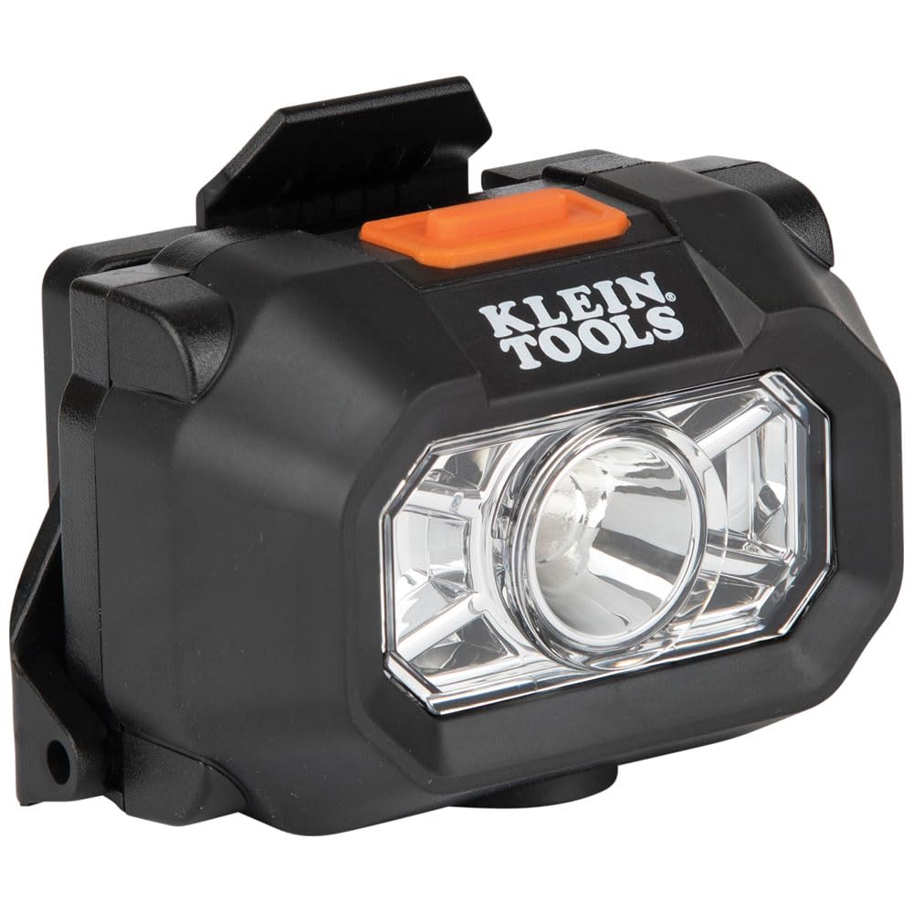 Klein Tools 60156 Intrinsically Safe LED IP67 Headlamp for Hazardous Areas, Mounts to Klein Hard Hats and Safety Helmets