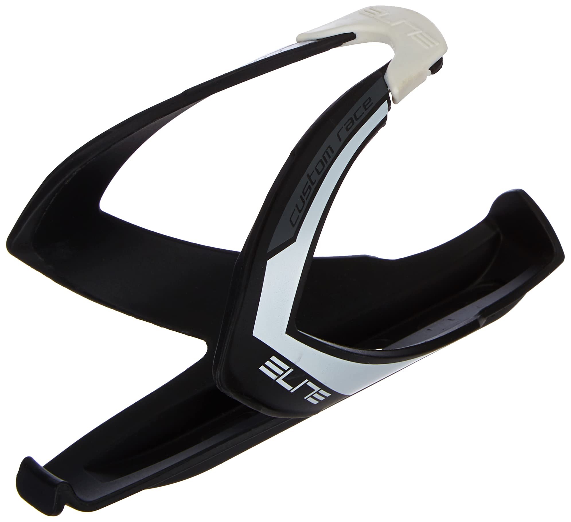Elite 0061676 Custom Race Water Bottle Cage, Blackwhite