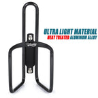 Ushake Water Bottle Cages, Basic Mtb Bike Bicycle Alloy Aluminum Lightweight Water Bottle Holder Cages Brackets(1Pc Pack- Drille