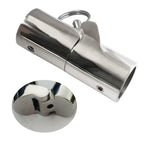 Nrc&Xrc 316Ss Marine Grade Boat Handrail Fitting -Boat Pipe Connector,Folding Swivel Coupling Tube Joint Connector For 7/8'' (22