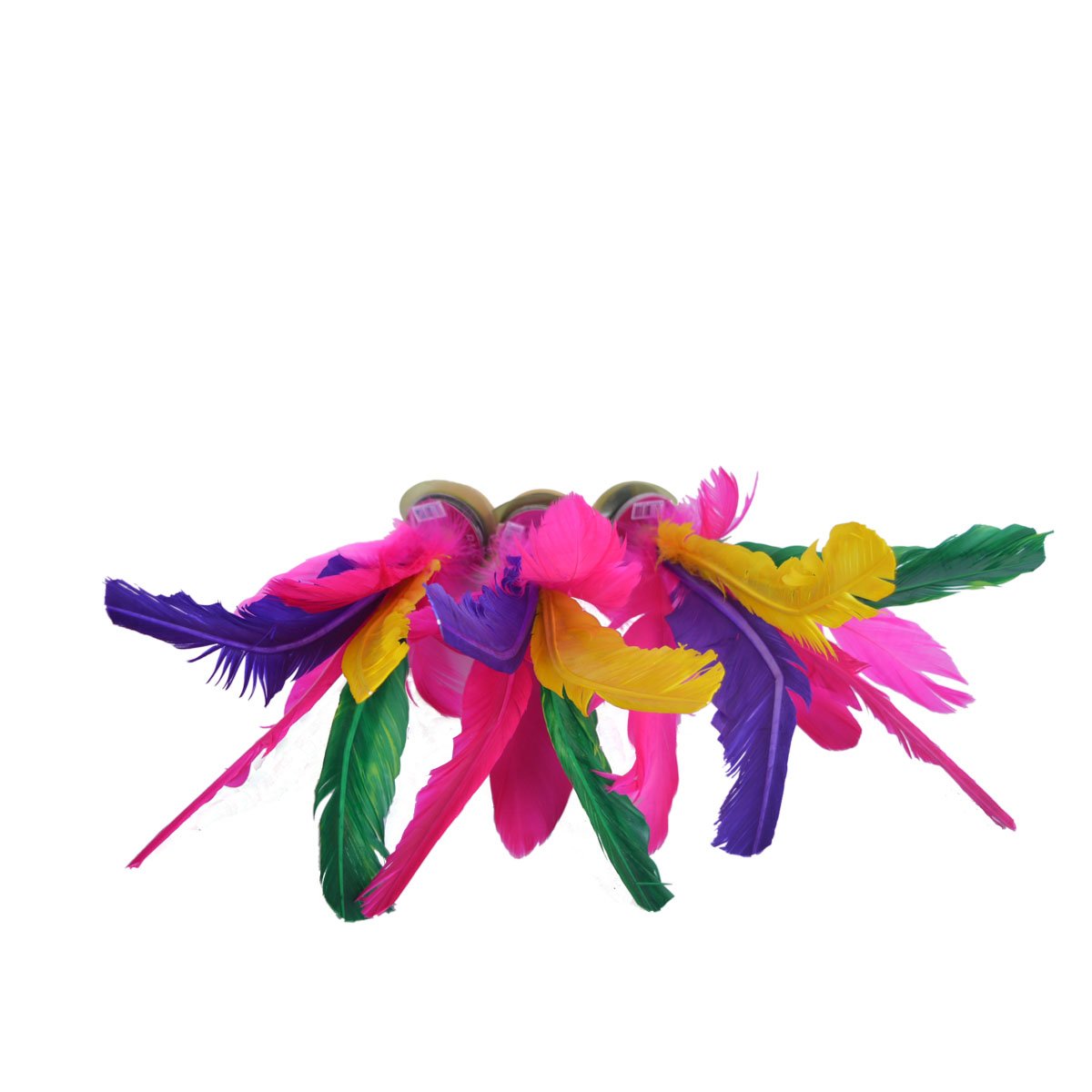 Baitaihem 6 Pack Kick Shuttlecock Chinese Jianzi Colorful Feather Foot Sports Outdoor Toy Game
