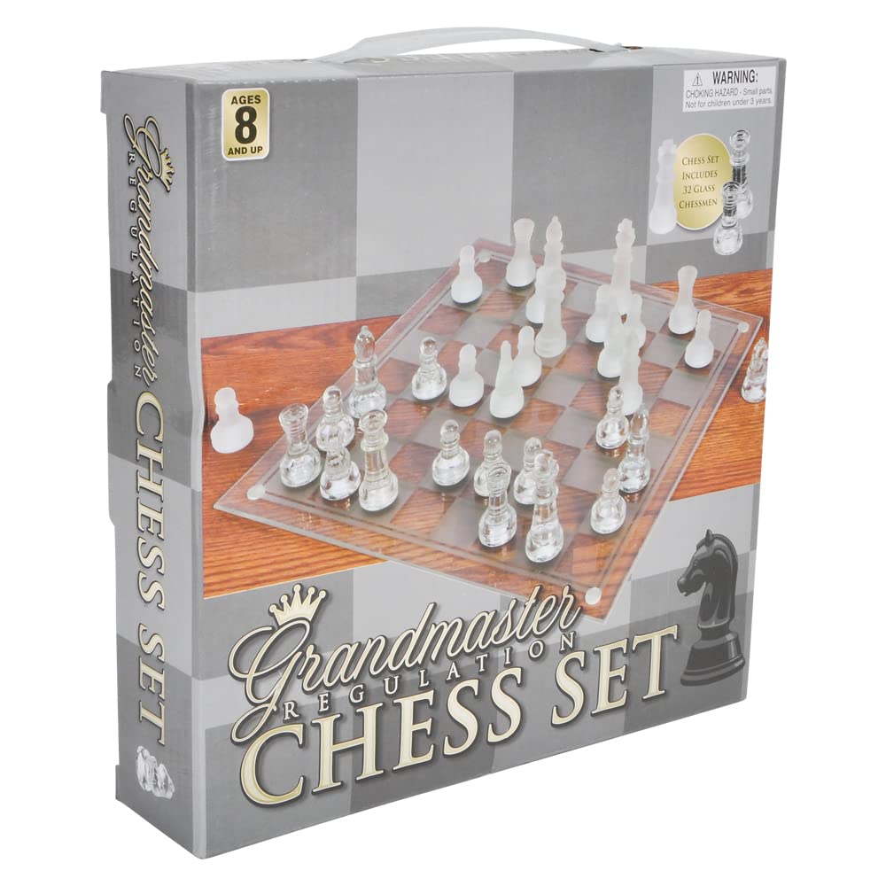 7.5'' Glass Chess Set
